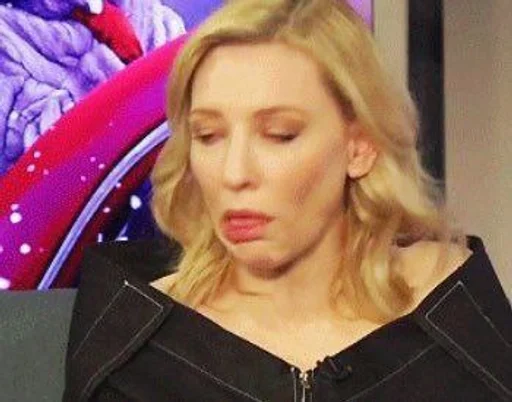 🤢 Стикер «Cate Blanchett» для Telegram
