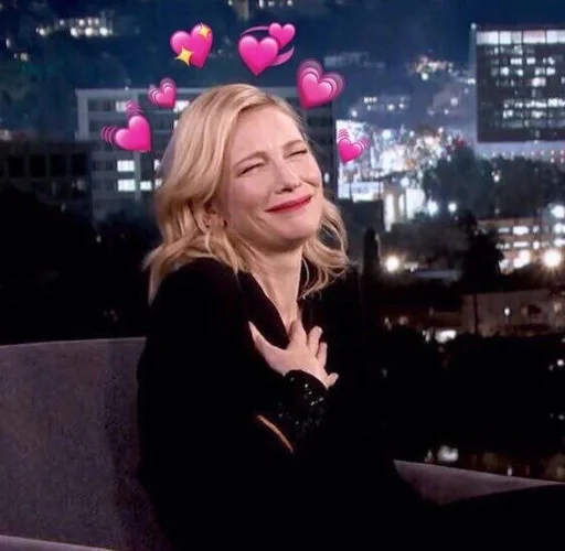 ❤️ Стикер «Cate Blanchett» для Telegram