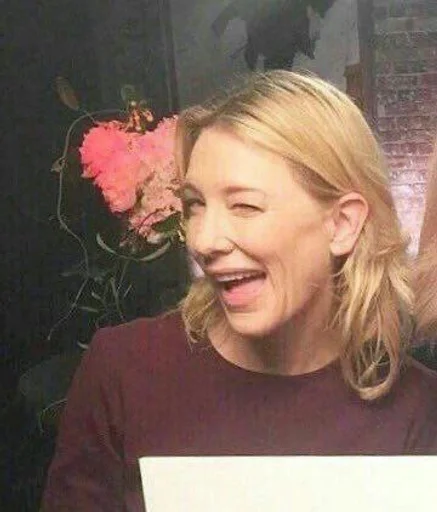😉 Стикер «Cate Blanchett» для Telegram