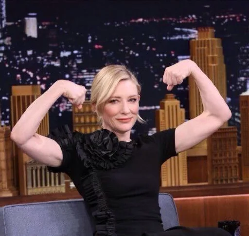 💪 Стикер «Cate Blanchett» для Telegram