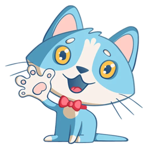 Стикерпак Котенок Том для Telegram