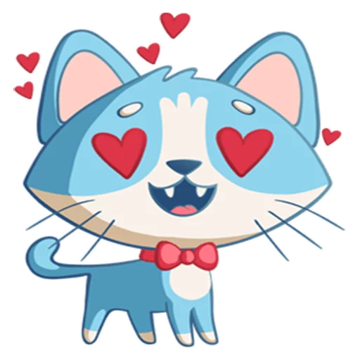 ❤️ Стикер «Котенок Том» для Telegram