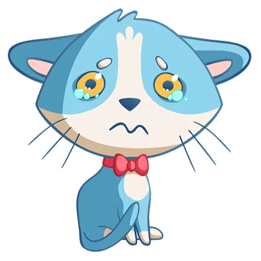 😭 Стикер «Котенок Том» для Telegram