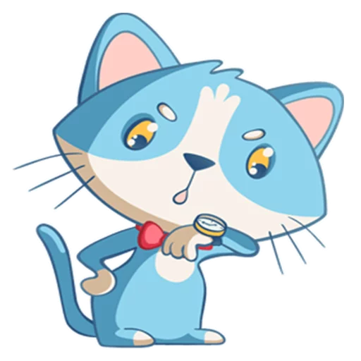⏰ Стикер «Котенок Том» для Telegram