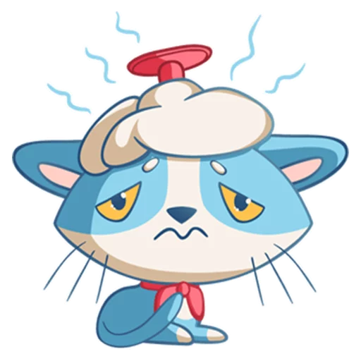 🤒 Стикер «Котенок Том» для Telegram