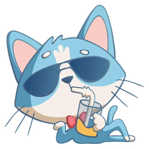 😎 Стикер «Котенок Том» для Telegram