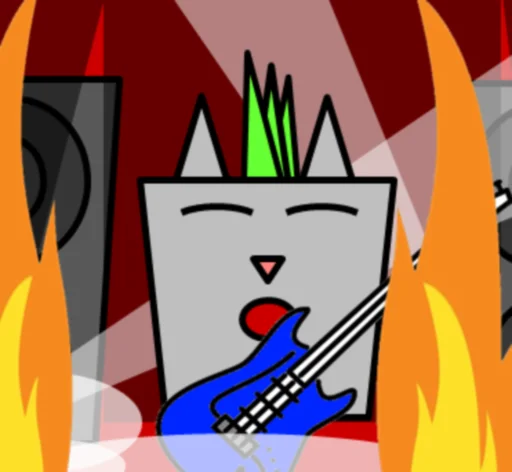 🎸 Стикер «Cat ^ 3» для Telegram
