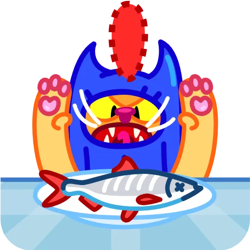 😈 Стикер «A Cat in a Hat» для Telegram