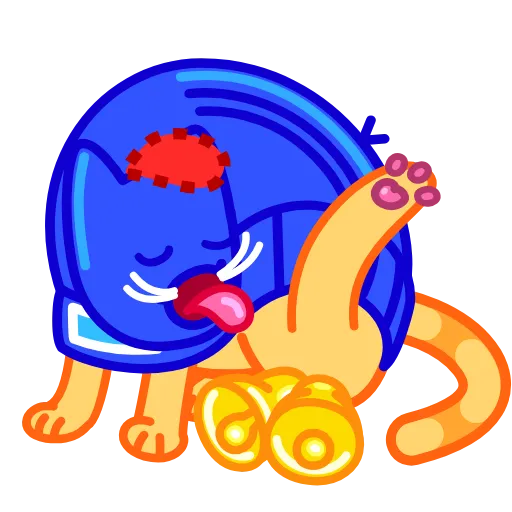 🔔 Стикер «A Cat in a Hat» для Telegram