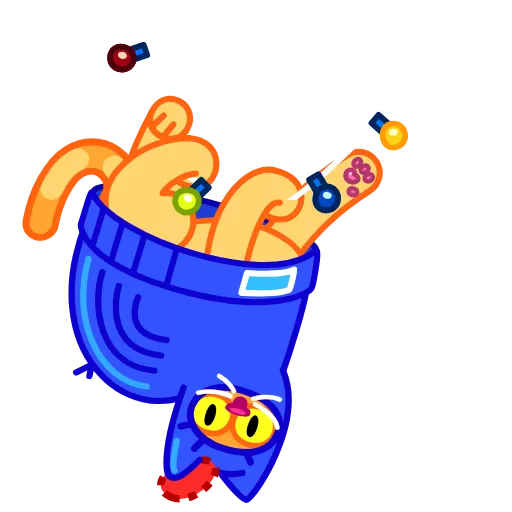 👋 Стикер «A Cat in a Hat» для Telegram