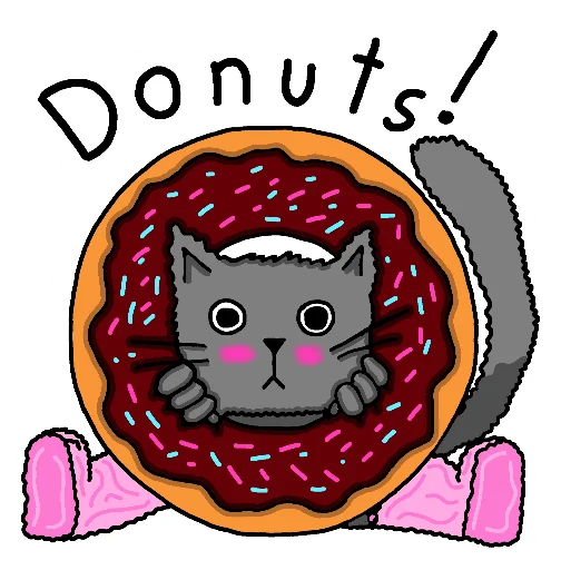 🍩 Стикер «Мишка в носочках» для Telegram
