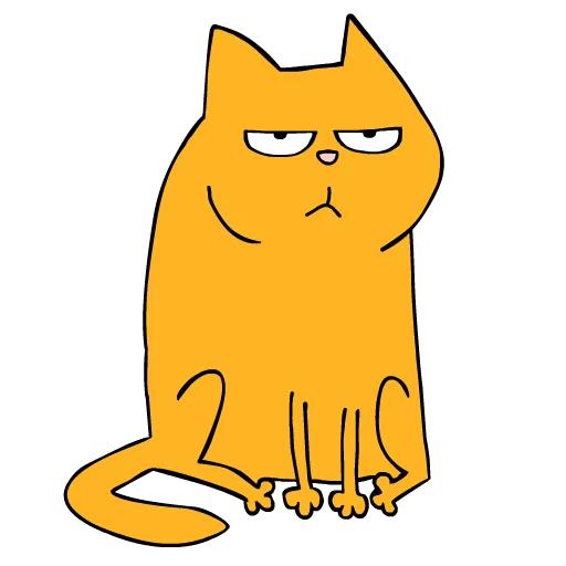 😑 Стикер «Jam the Cat. (pevenFactory)» для Telegram