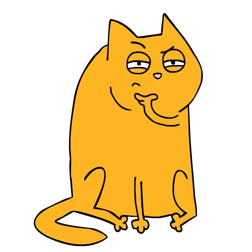 🤔 Стикер «Jam the Cat. (pevenFactory)» для Telegram