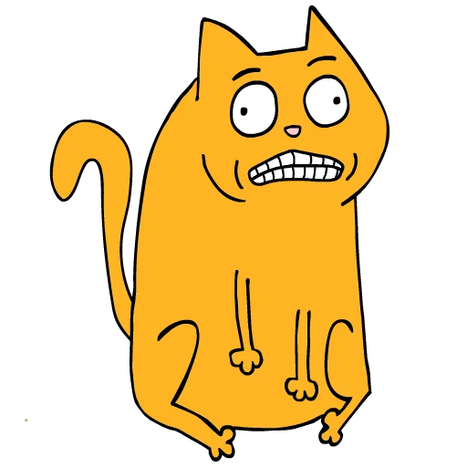 😖 Стикер «Jam the Cat. (pevenFactory)» для Telegram