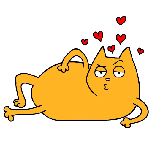 😘 Стикер «Jam the Cat. (pevenFactory)» для Telegram