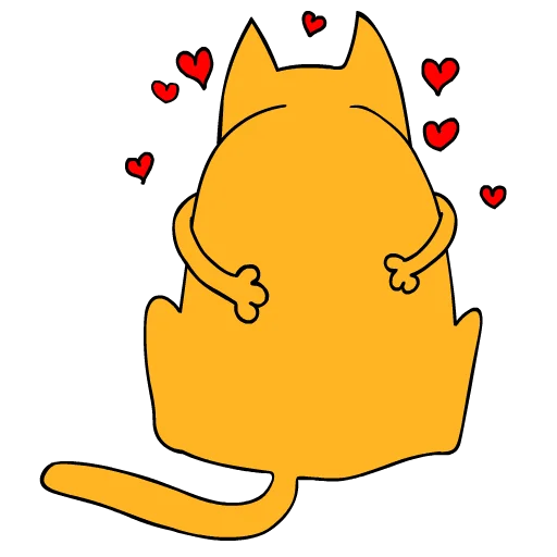 👐 Стикер «Jam the Cat. (pevenFactory)» для Telegram