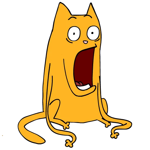 😱 Стикер «Jam the Cat. (pevenFactory)» для Telegram