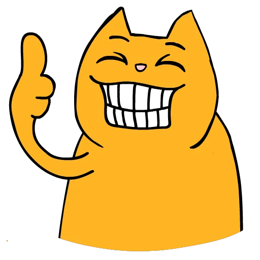 👍 Стикер «Jam the Cat. (pevenFactory)» для Telegram
