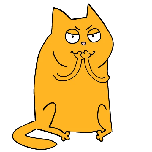 🤭 Стикер «Jam the Cat. (pevenFactory)» для Telegram