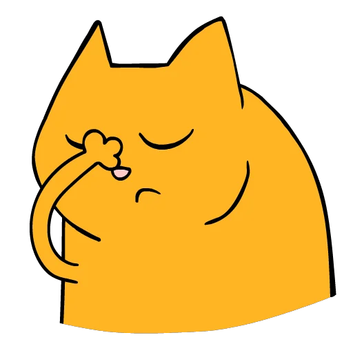 😒 Стикер «Jam the Cat. (pevenFactory)» для Telegram