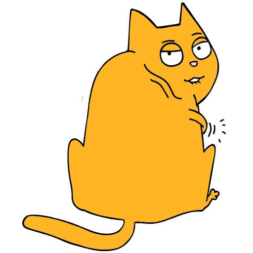 💦 Стикер «Jam the Cat. (pevenFactory)» для Telegram