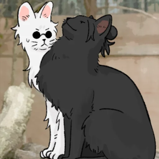 🐈 Стикер «Cat Kaisen-1 ‍⬛» для Telegram