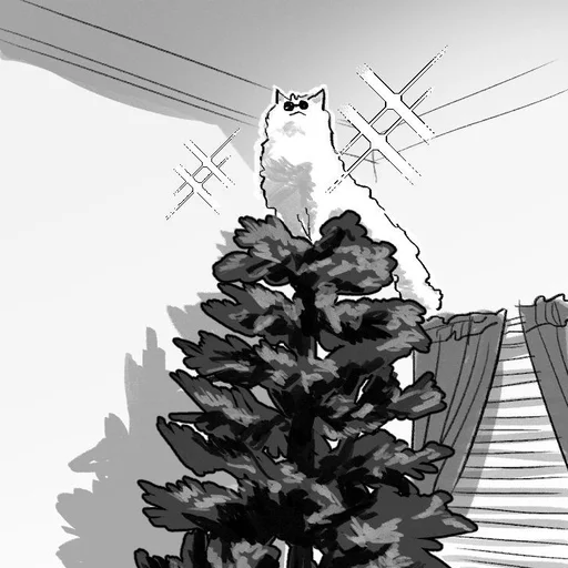 🐈 Стикер «Cat Kaisen-1 ‍⬛» для Telegram