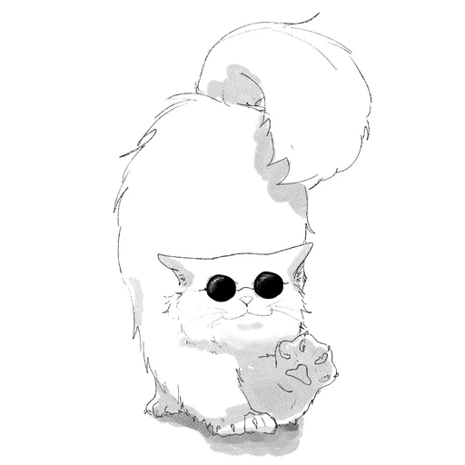 🐈 Стикер «Cat Kaisen-1 ‍⬛» для Telegram