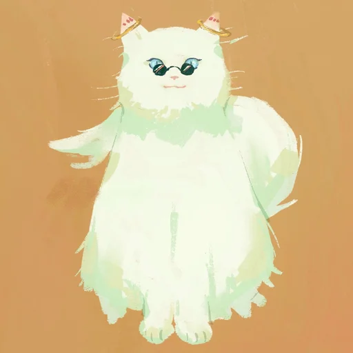 🐈 Стикер «Cat Kaisen-1 ‍⬛» для Telegram
