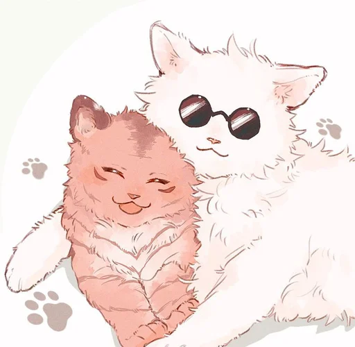 🐈 Стикер «Cat Kaisen-1 ‍⬛» для Telegram