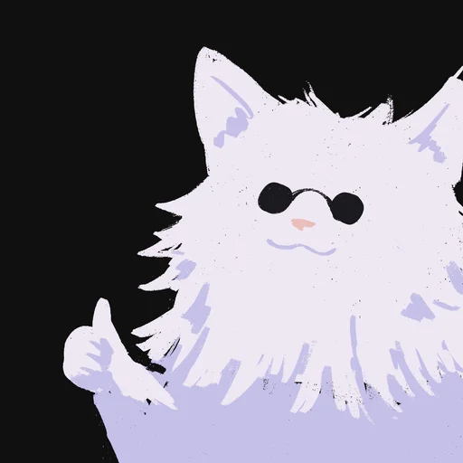🐈 Стикер «Cat Kaisen-1 ‍⬛» для Telegram