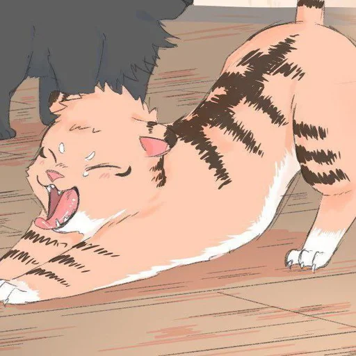 🐈 Стикер «Cat Kaisen-1 ‍⬛» для Telegram