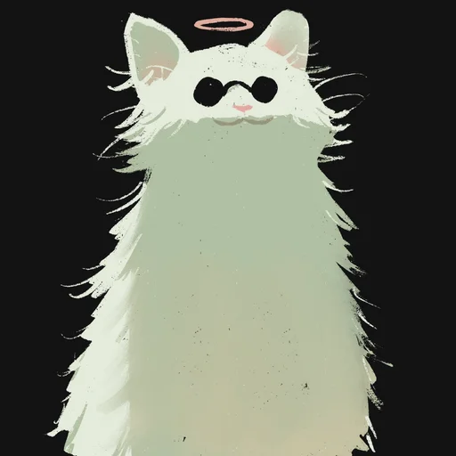 🐈 Стикер «Cat Kaisen-1 ‍⬛» для Telegram