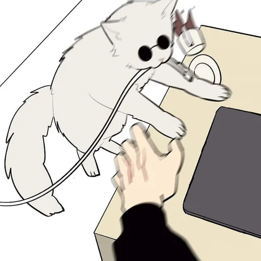 🐈 Стикер «Cat Kaisen-1 ‍⬛» для Telegram