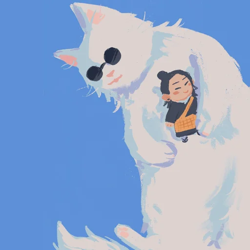 🐈 Стикер «Cat Kaisen-1 ‍⬛» для Telegram