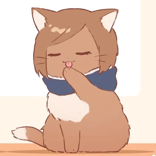 🐈 Стикер «Cat Kaisen-1 ‍⬛» для Telegram
