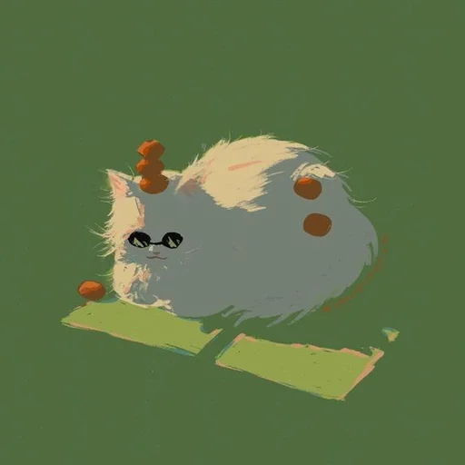 🐈 Стикер «Cat Kaisen-1 ‍⬛» для Telegram