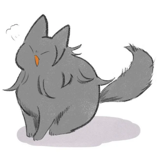 🐈 Стикер «Cat Kaisen-1 ‍⬛» для Telegram
