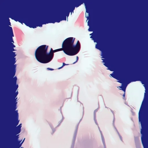 🐈 Стикер «Cat Kaisen-1 ‍⬛» для Telegram