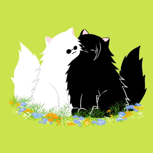 🐈 Стикер «Cat Kaisen-1 ‍⬛» для Telegram