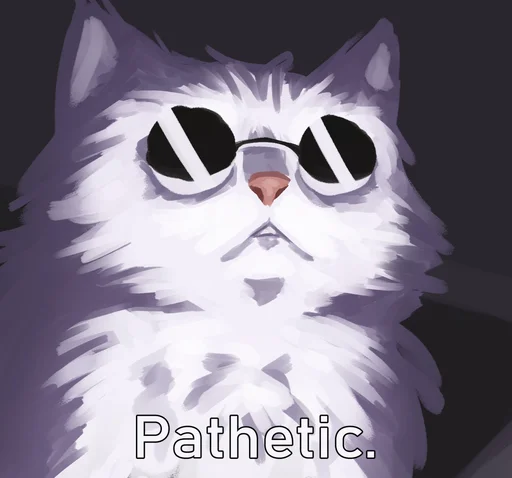 🐈 Стикер «Cat Kaisen-1 ‍⬛» для Telegram