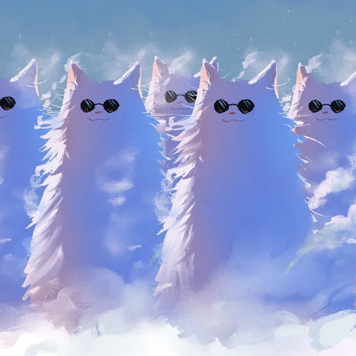 🐈 Стикер «Cat Kaisen-1 ‍⬛» для Telegram