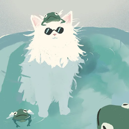 🐈 Стикер «Cat Kaisen-1 ‍⬛» для Telegram