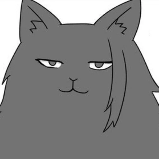 🐈 Стикер «Cat Kaisen-1 ‍⬛» для Telegram