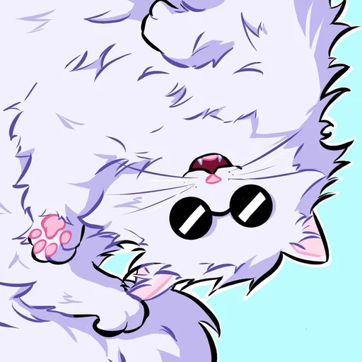 🐈 Стикер «Cat Kaisen-2 ‍⬛» для Telegram