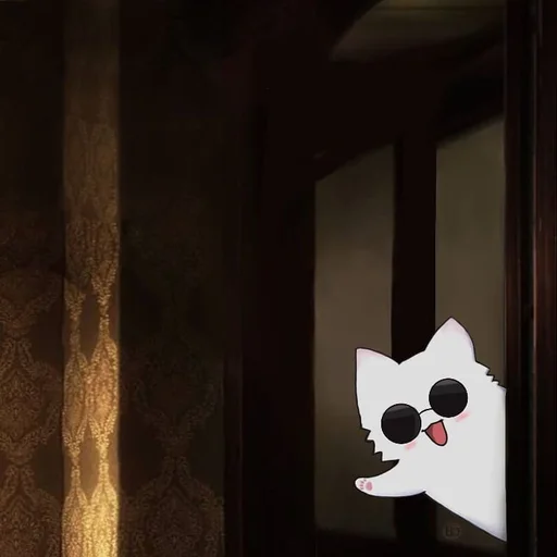 🐈 Стикер «Cat Kaisen-2 ‍⬛» для Telegram