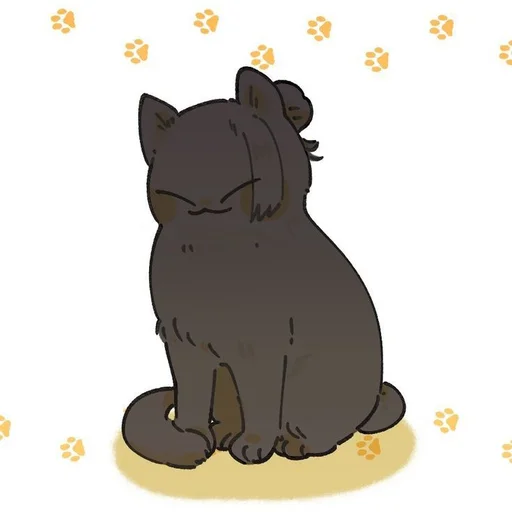 🐈 Стикер «Cat Kaisen-2 ‍⬛» для Telegram