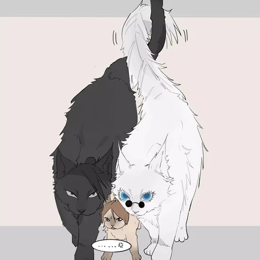 🐈 Стикер «Cat Kaisen-2 ‍⬛» для Telegram