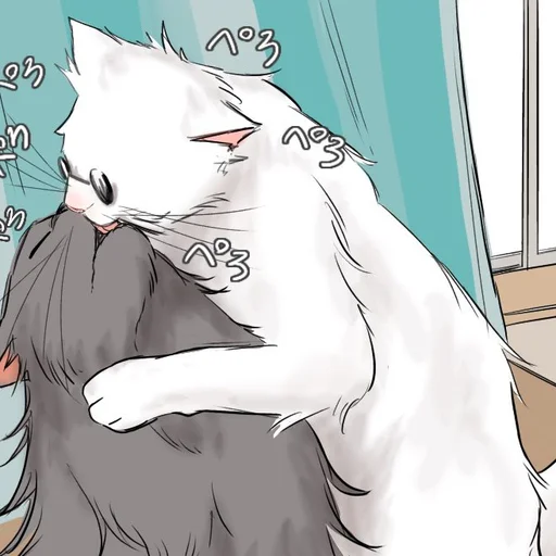 🐈 Стикер «Cat Kaisen-2 ‍⬛» для Telegram