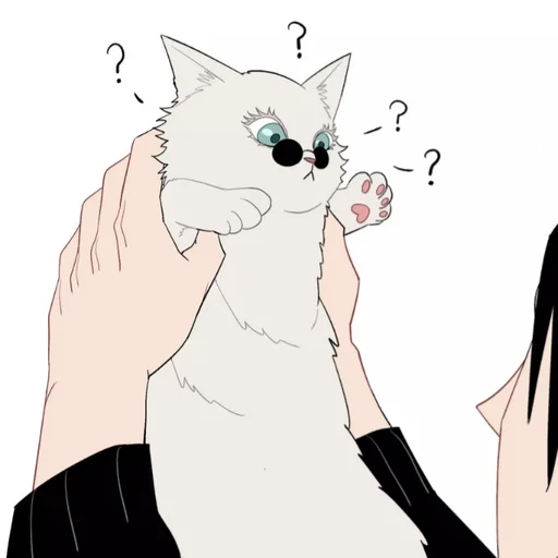 🐈 Стикер «Cat Kaisen-2 ‍⬛» для Telegram